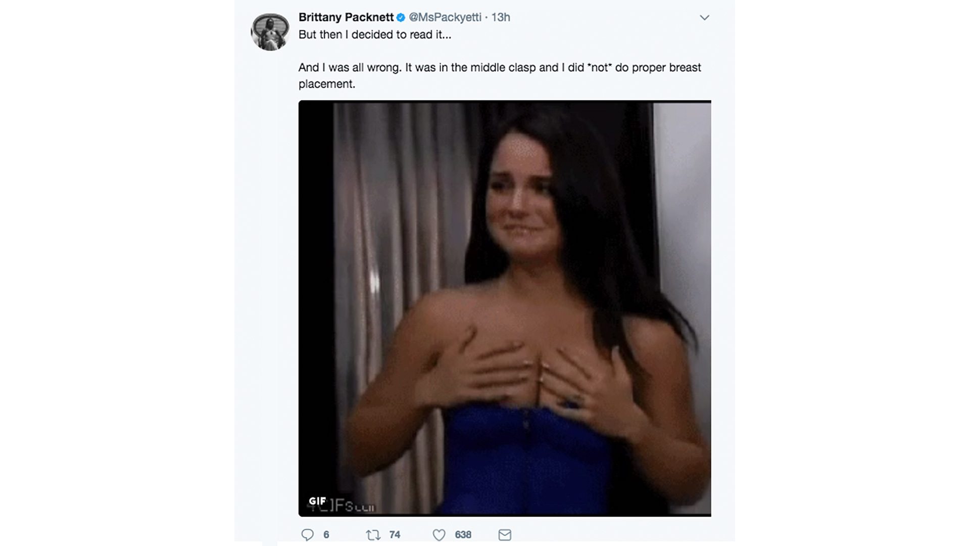 Changing room revelation