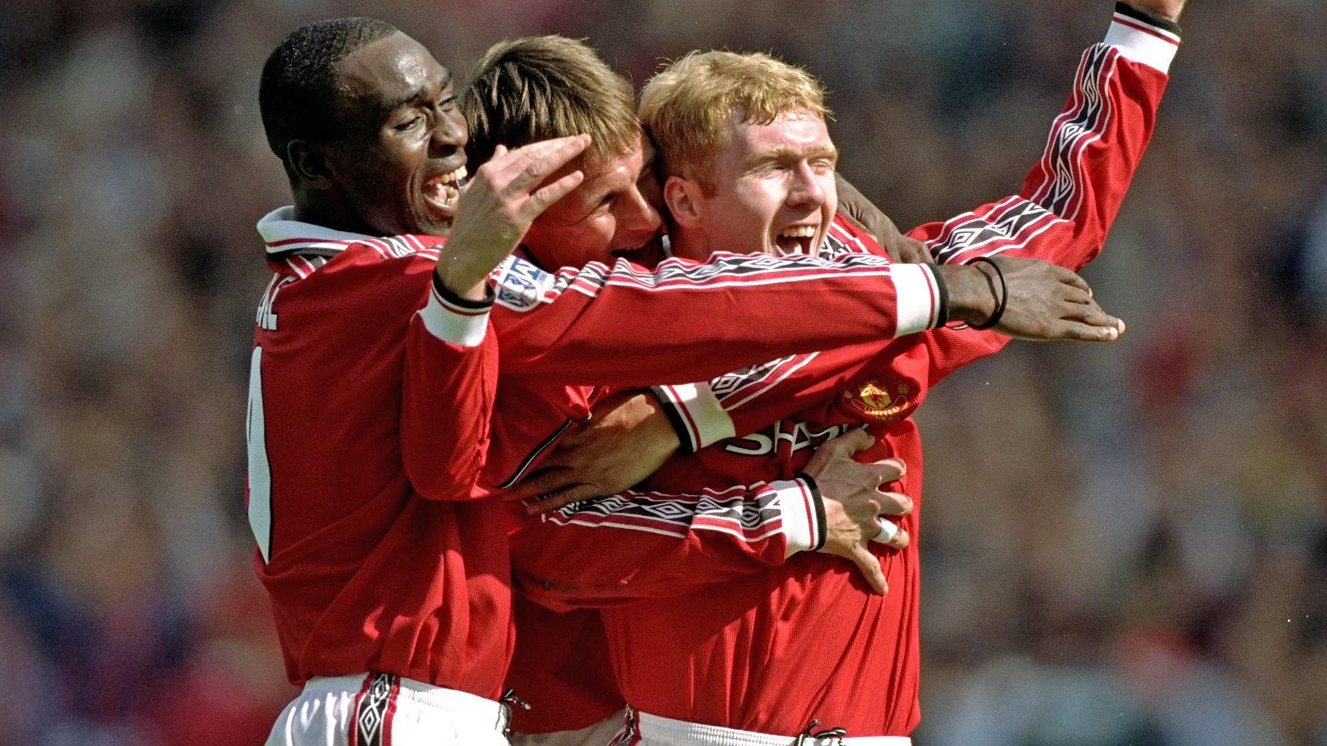 Andy Cole, Teddy Sheringham, Paul Scholes