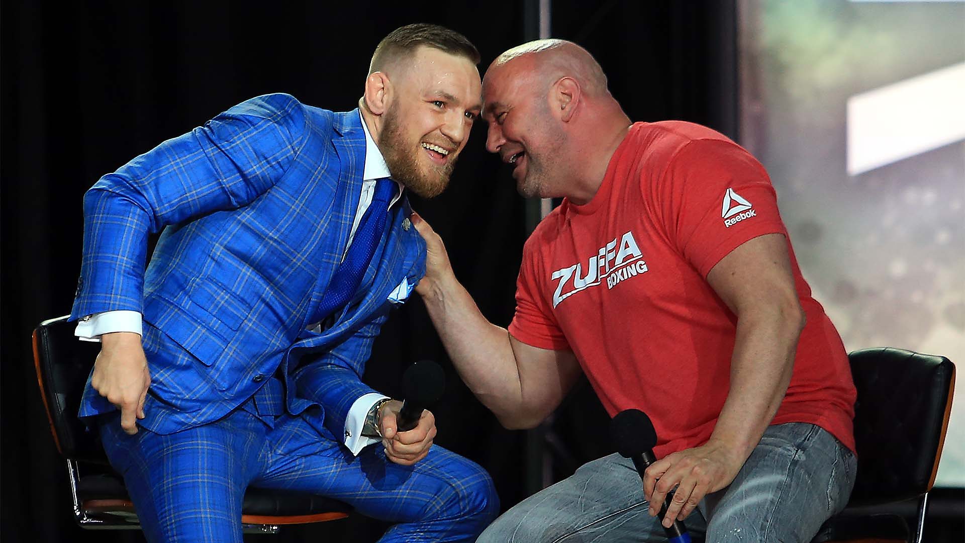 Conor McGregor & Dana White in July 2017