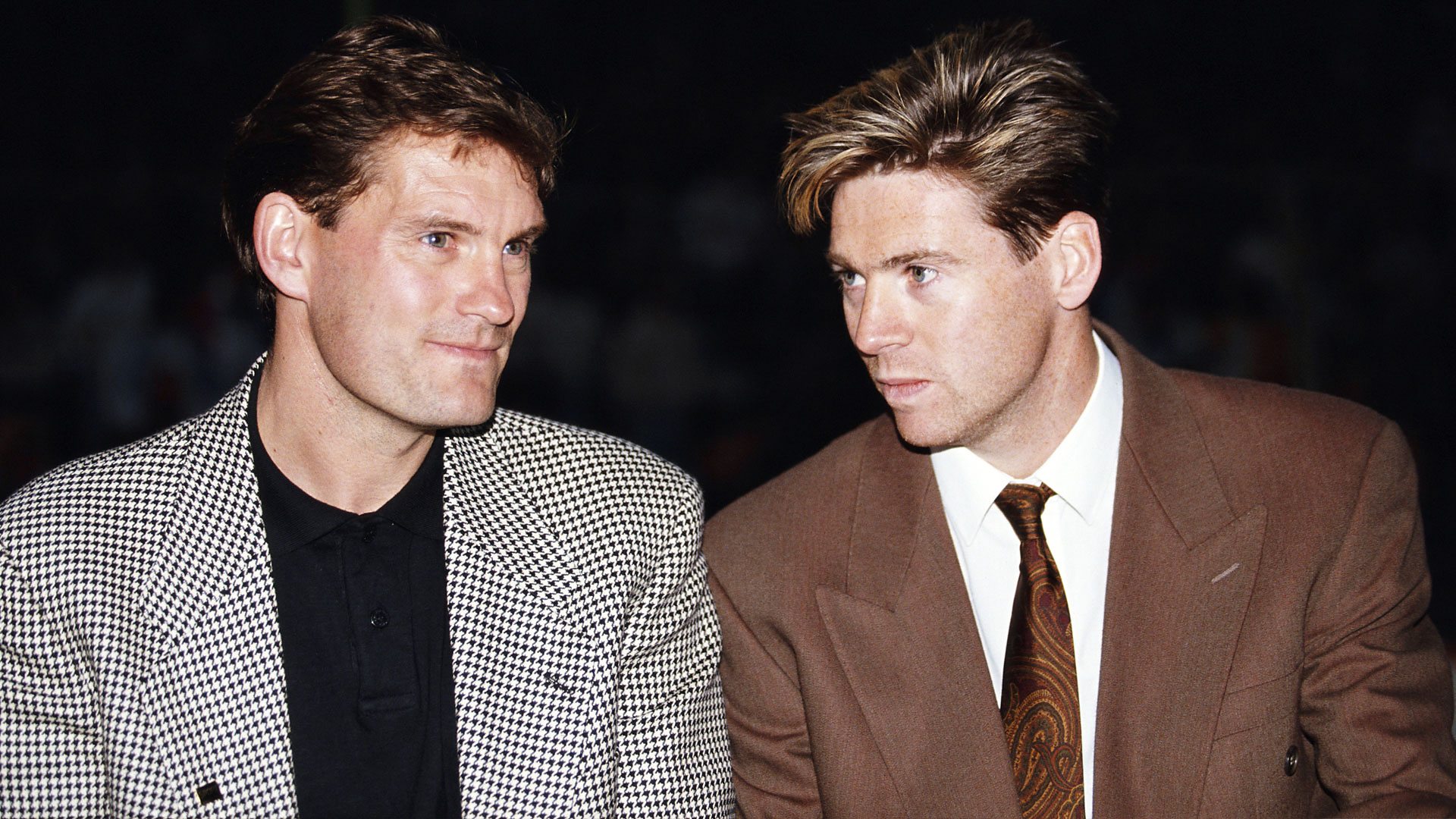 Glenn Hoddle and Chris Waddle
