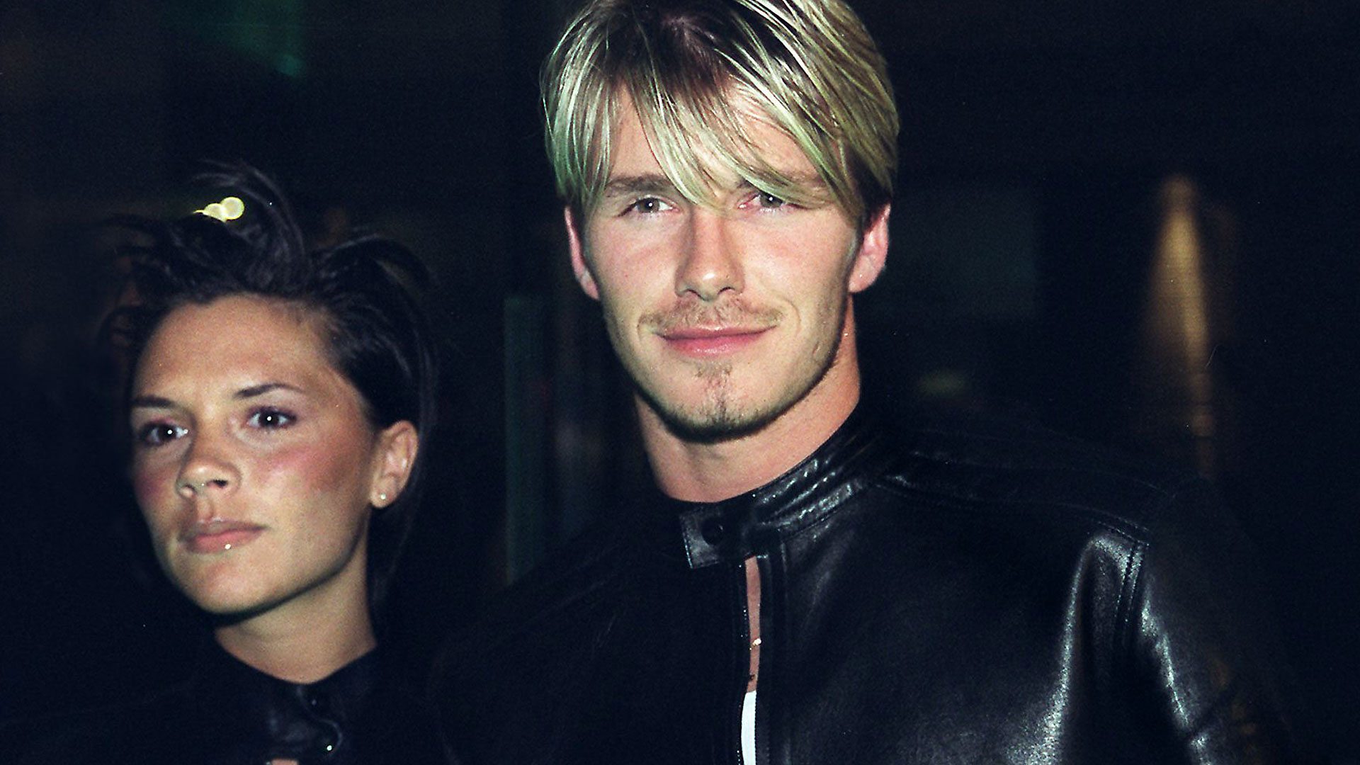 David Beckham blonde hair