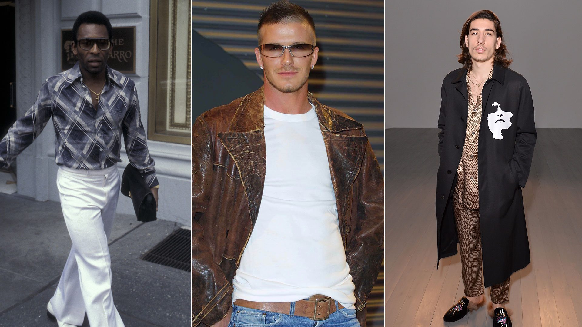 Pele, David Beckham and Hector Bellerin