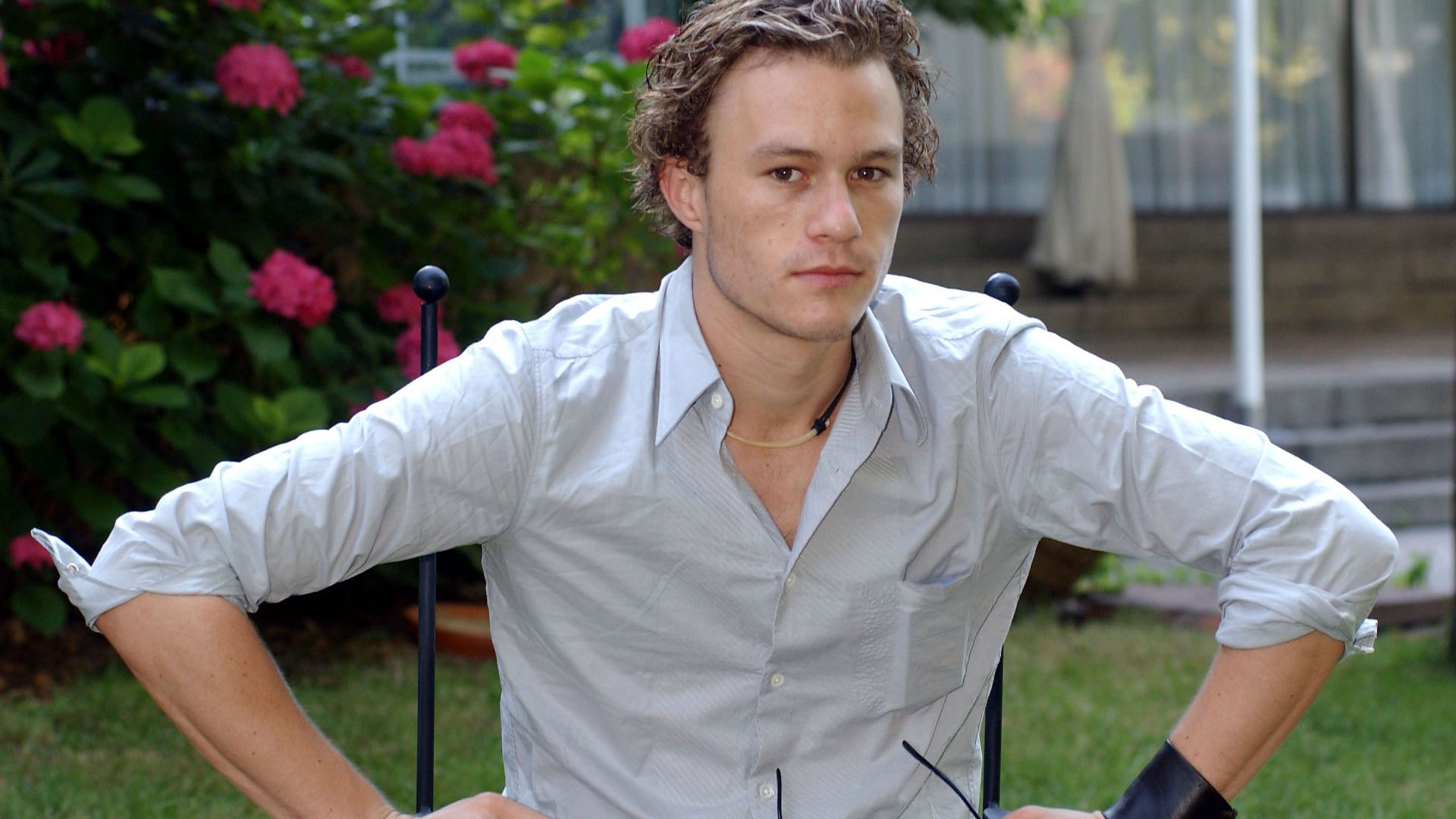 Heath Ledger at the premiere of 'Destino de Caballero' June 22, 2001 in Madrid, Spain