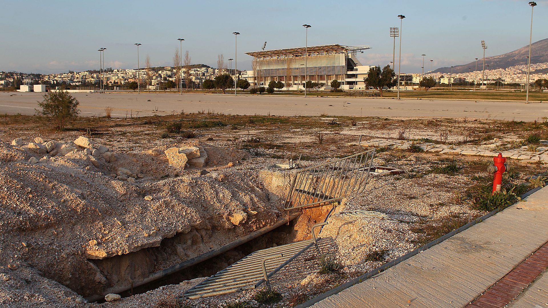 Greece hockey field in 2011