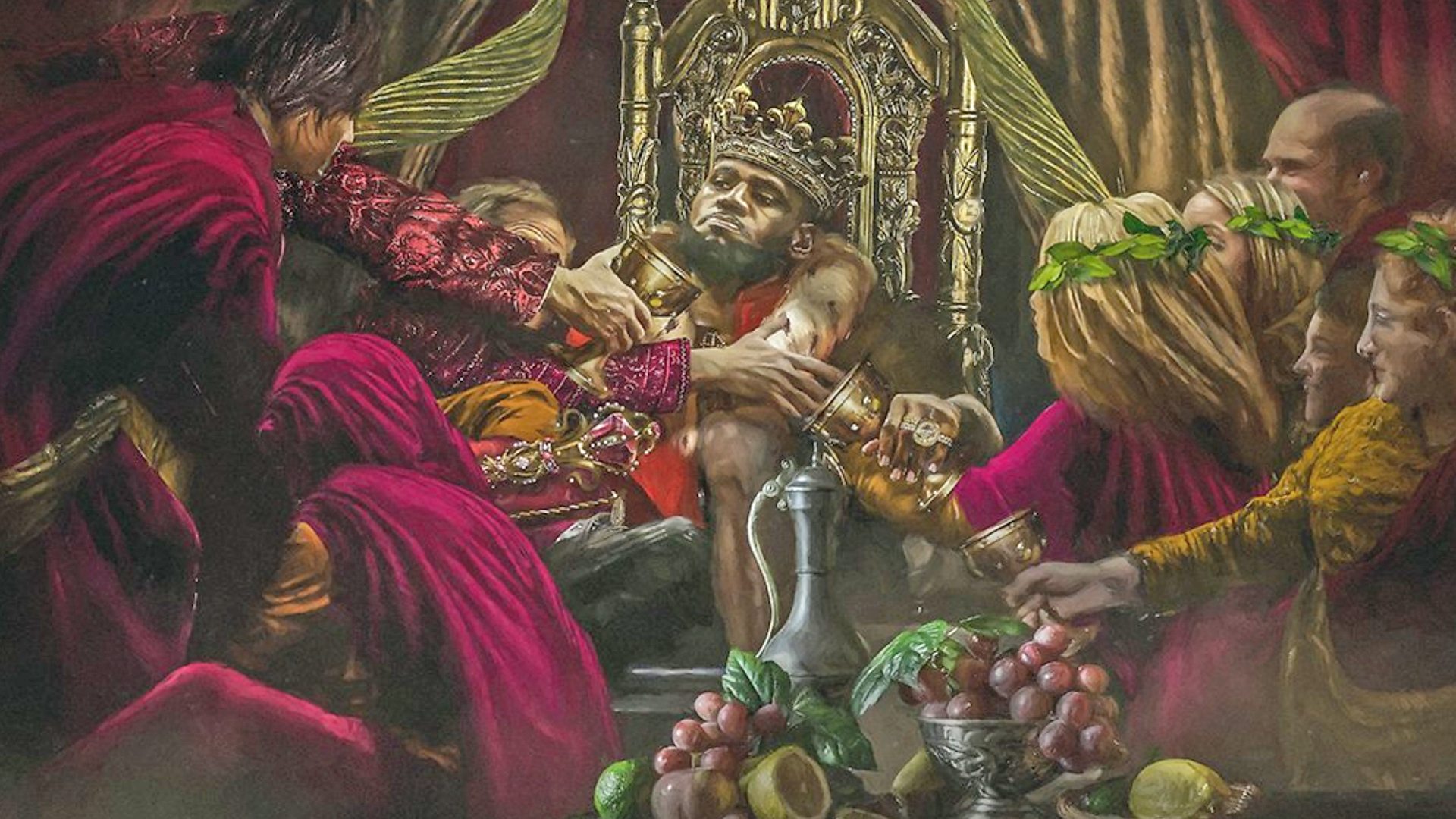 LeBron James reimagined by Bosslogic