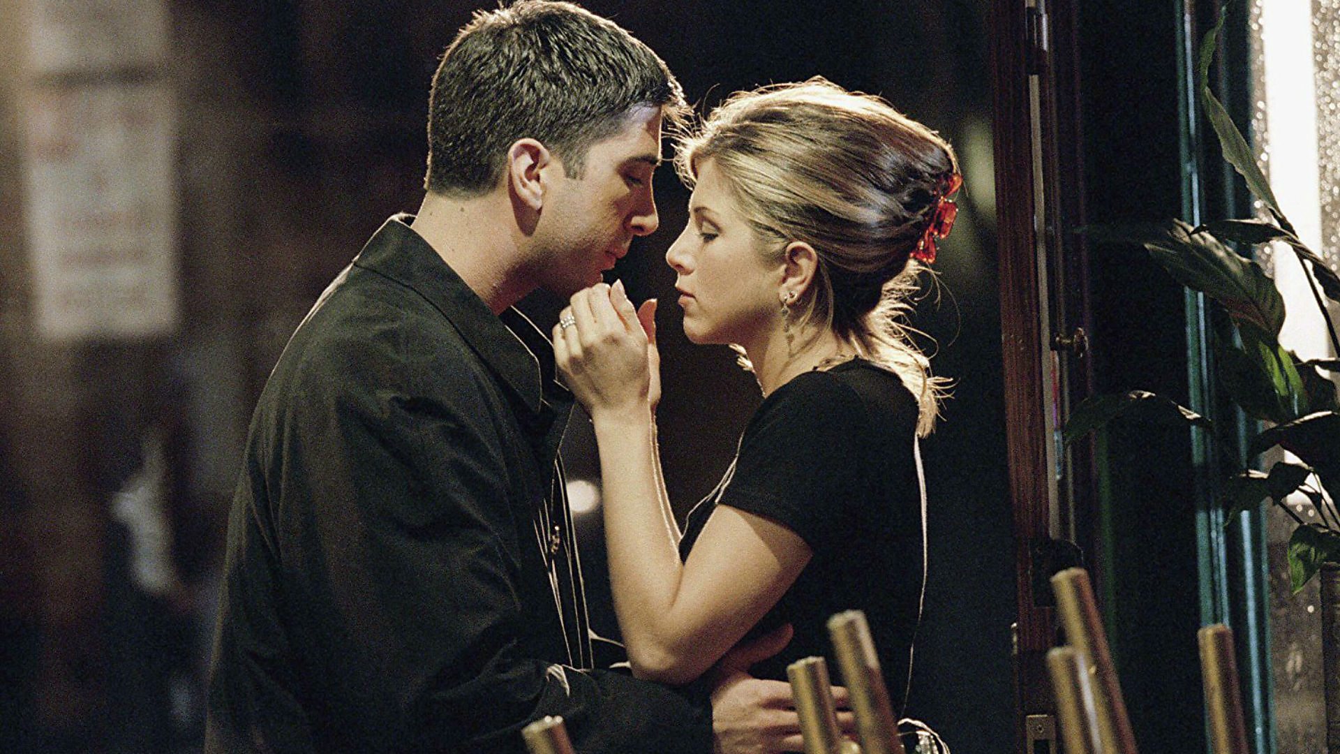 Ross and Rachel in Friends