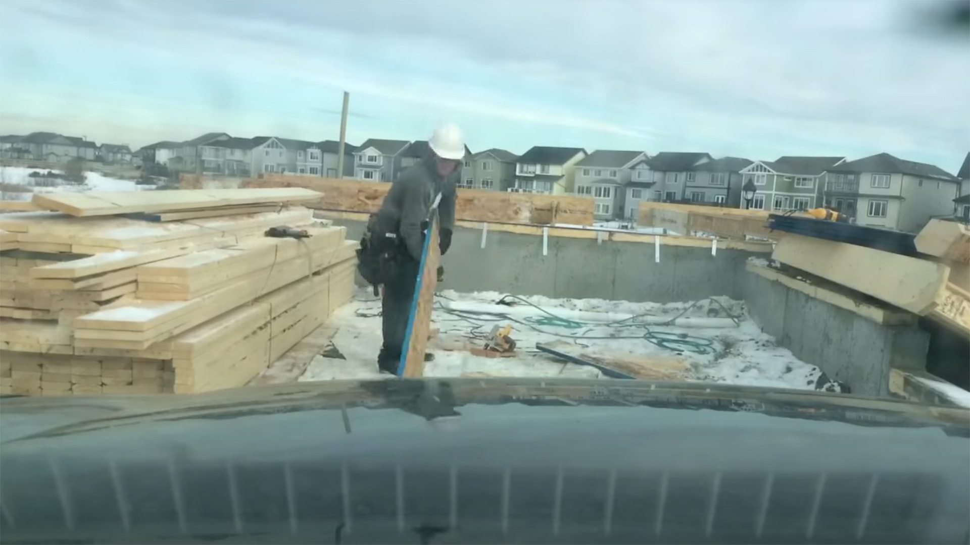 He shows you right from the framing stage