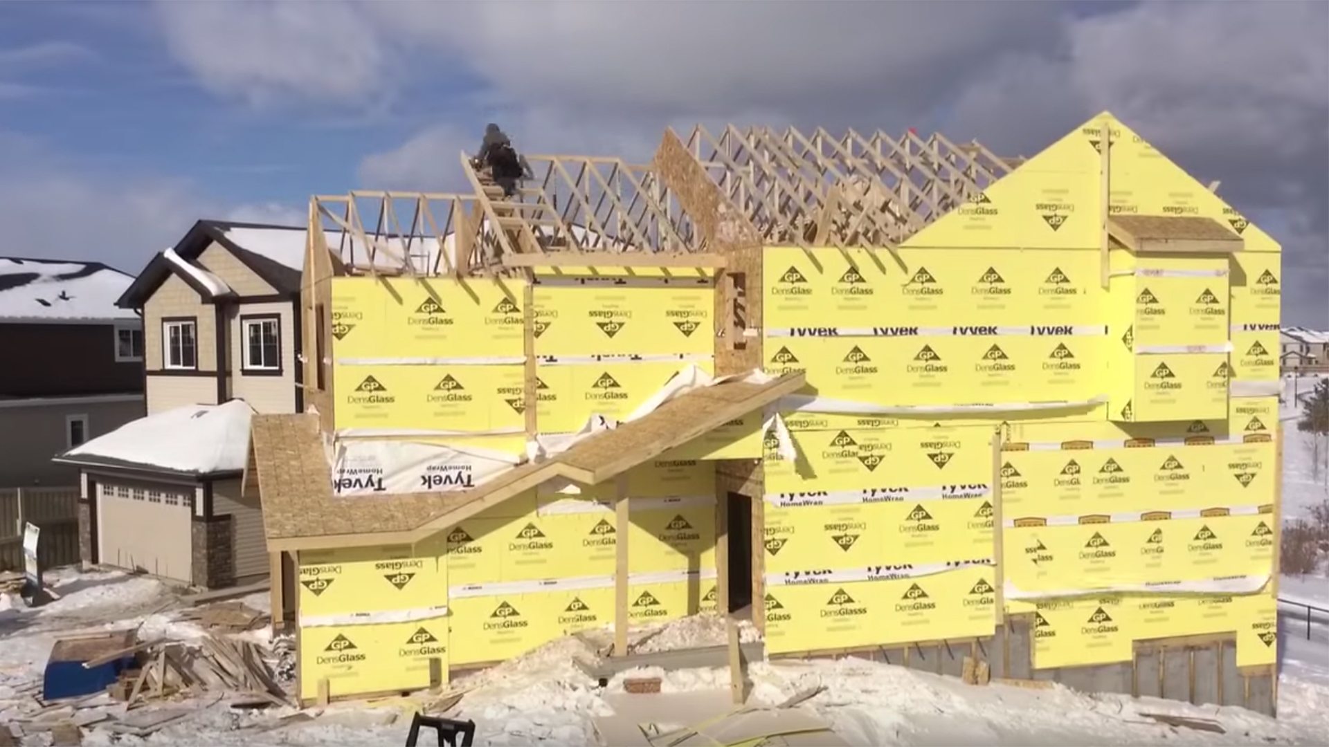 You can build the roof