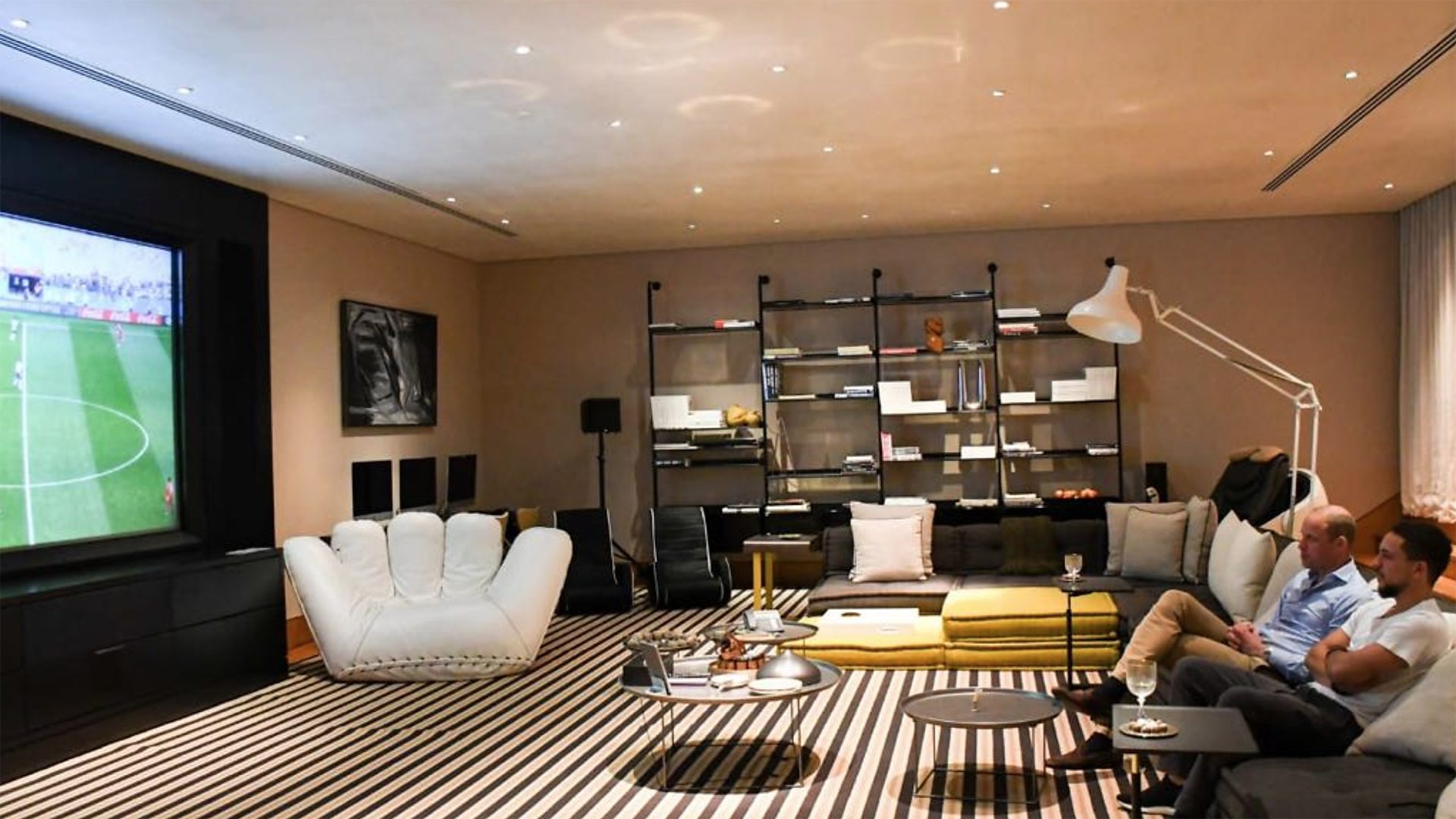 The Crown Prince of Jordan has a pretty impressive basement