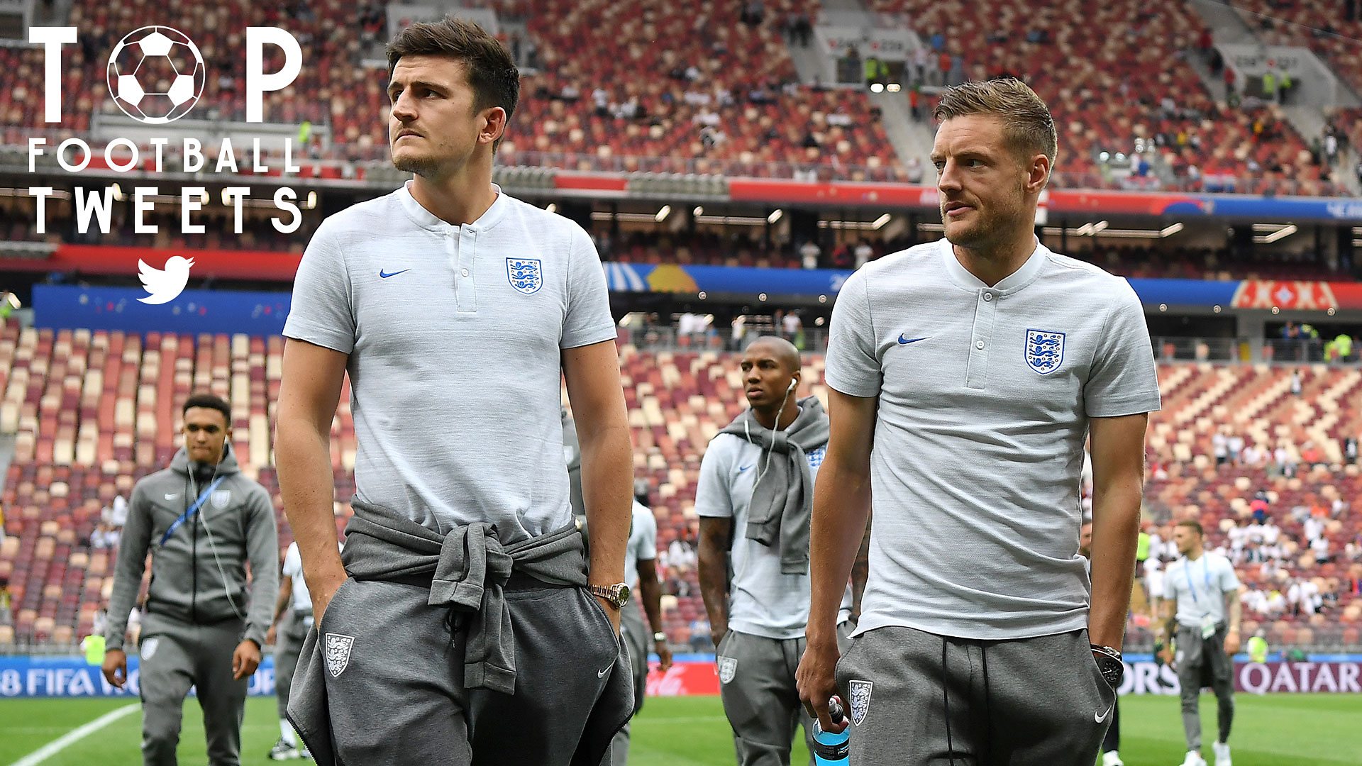 Harry Maguire and Jamie Vardy