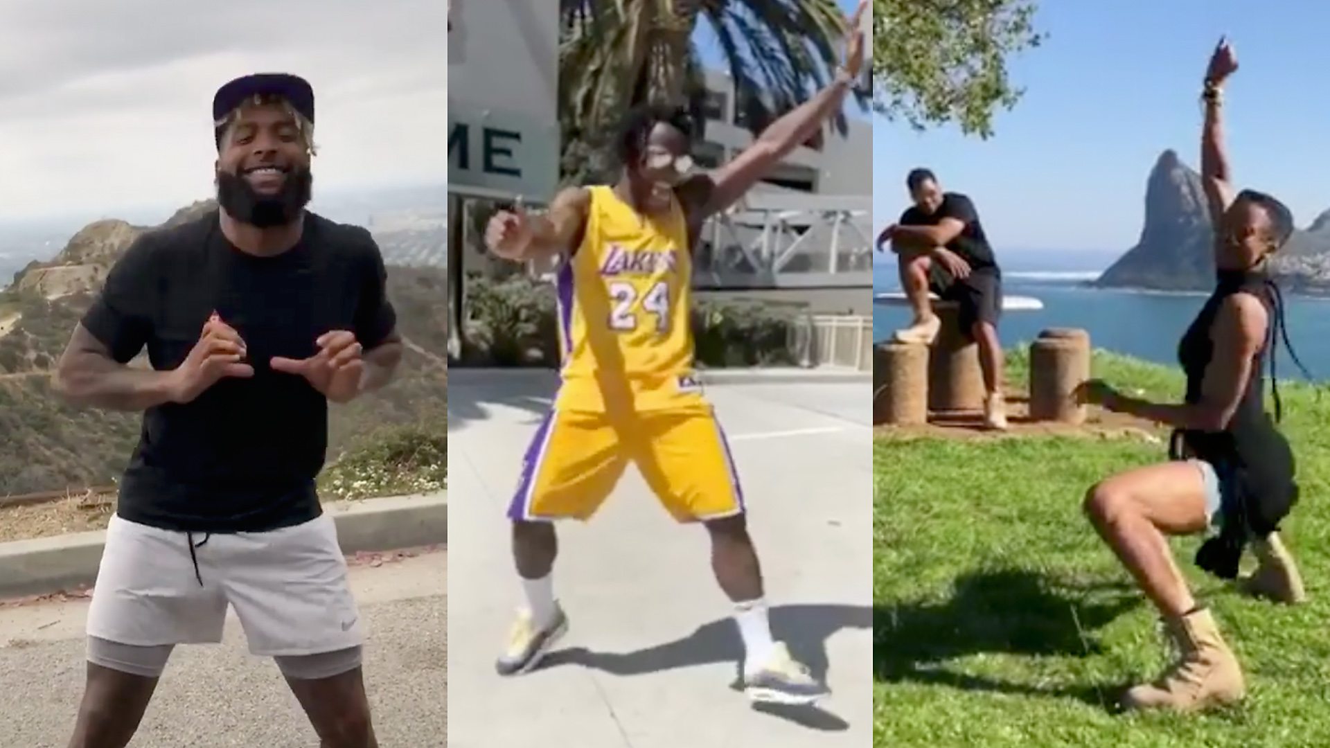 Sports stars dancing to 'In My Feelings' by Drake