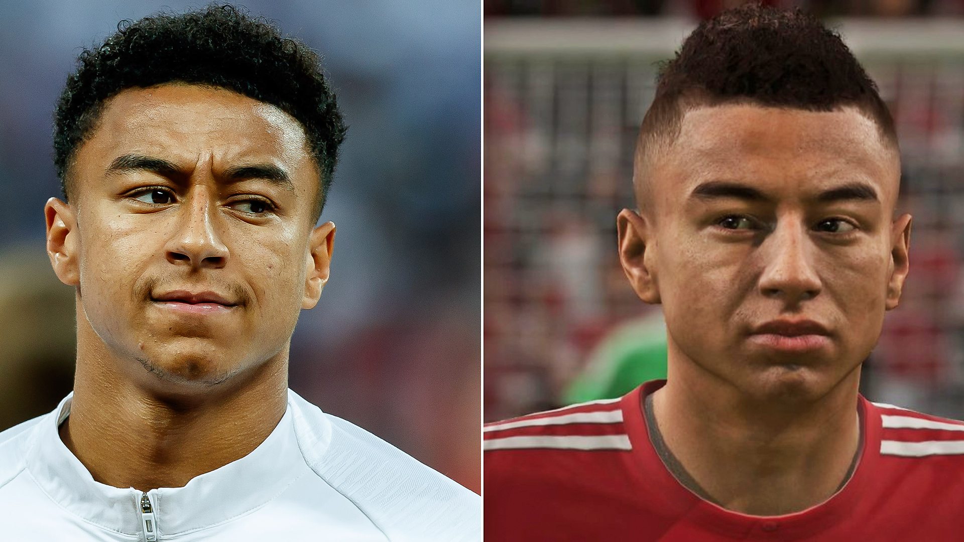 Jesse Lingard for England and Jesse Lingard in FIFA 19