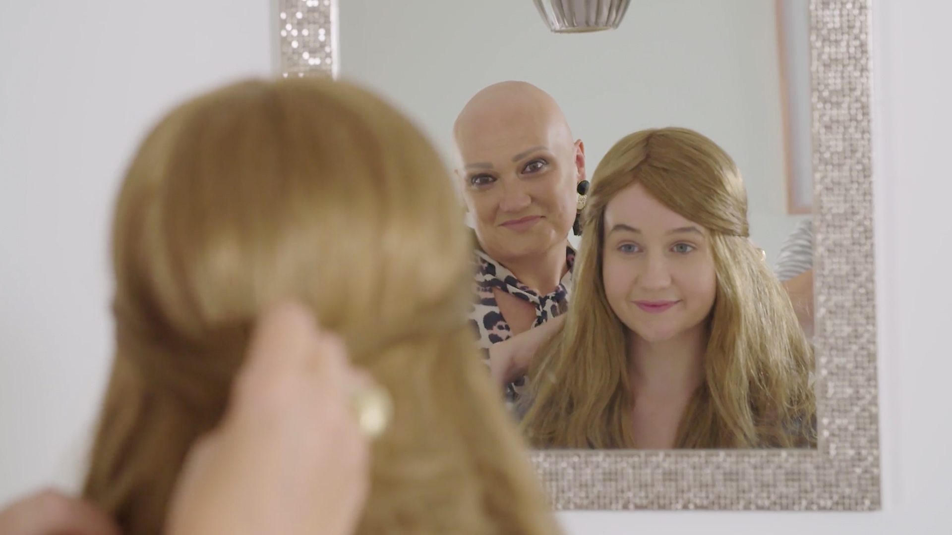 Carly with Anna, one of her clients