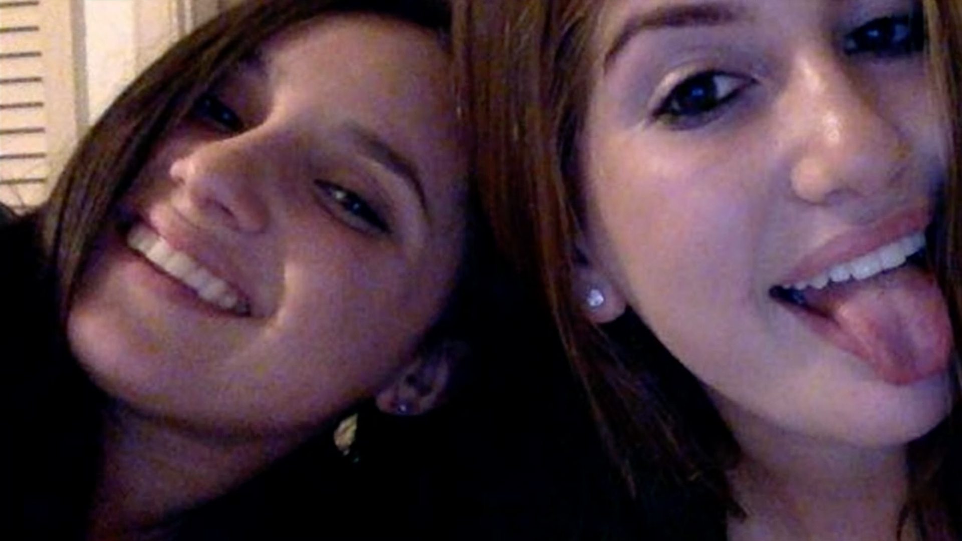 A selfie of Eden and her friend Alyssa before the shooting