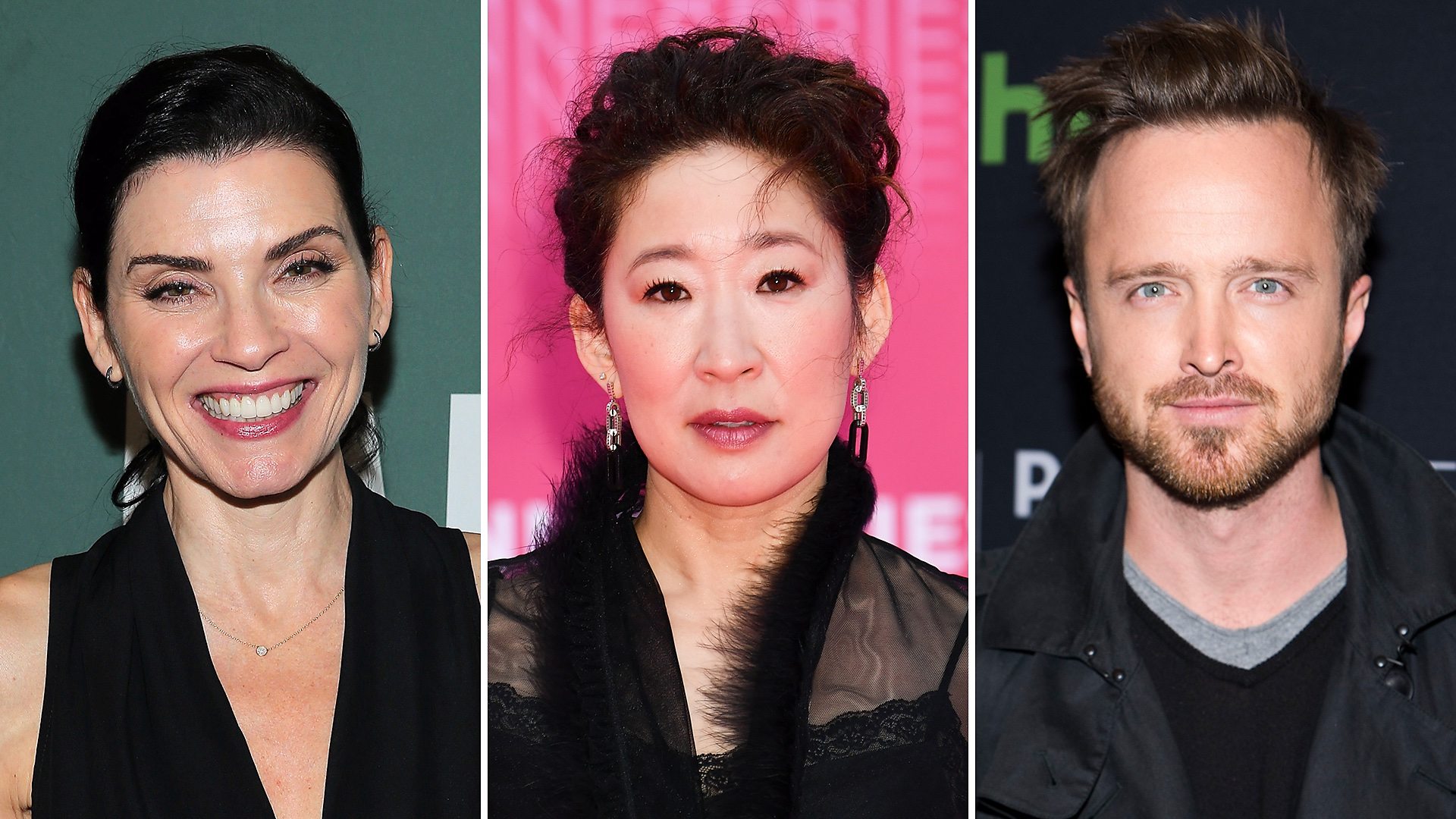 Julianna Margulies, Sandra Oh, Aaron paul