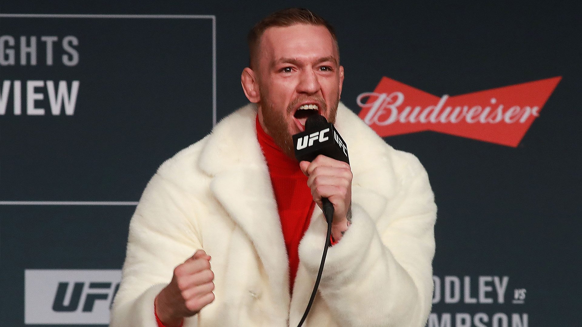 Conor McGregor at the UFC 205 press conference