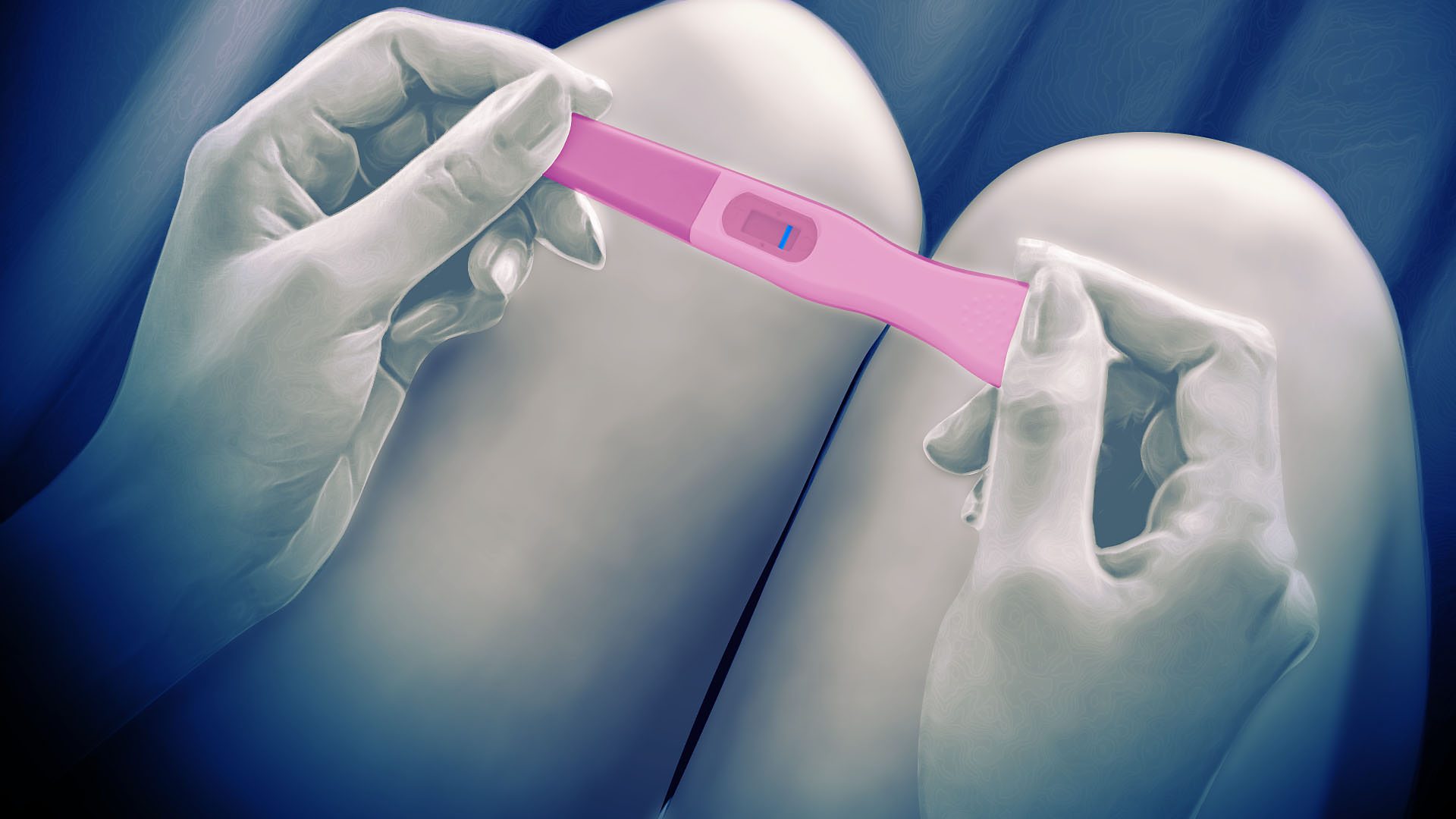 The home pregnancy test came u...