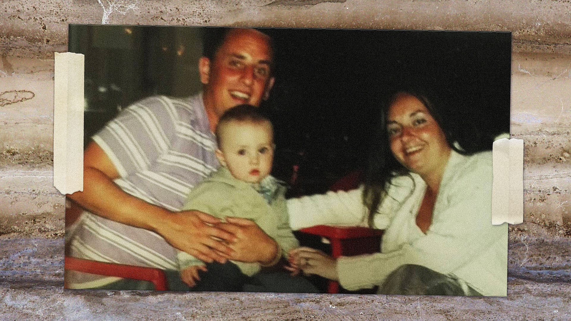 Mark and family a year or so after the birth of his son