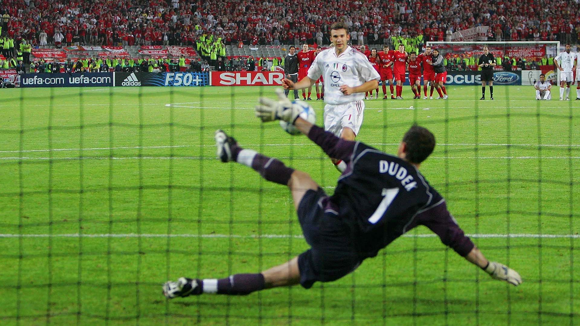 Dudek saves the crucial penalty in Istanbul