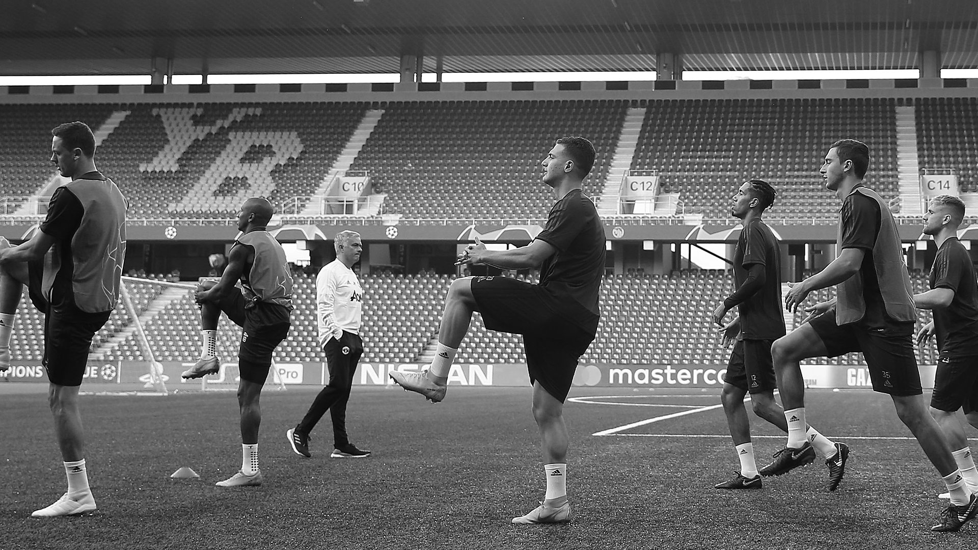 Manchester United training