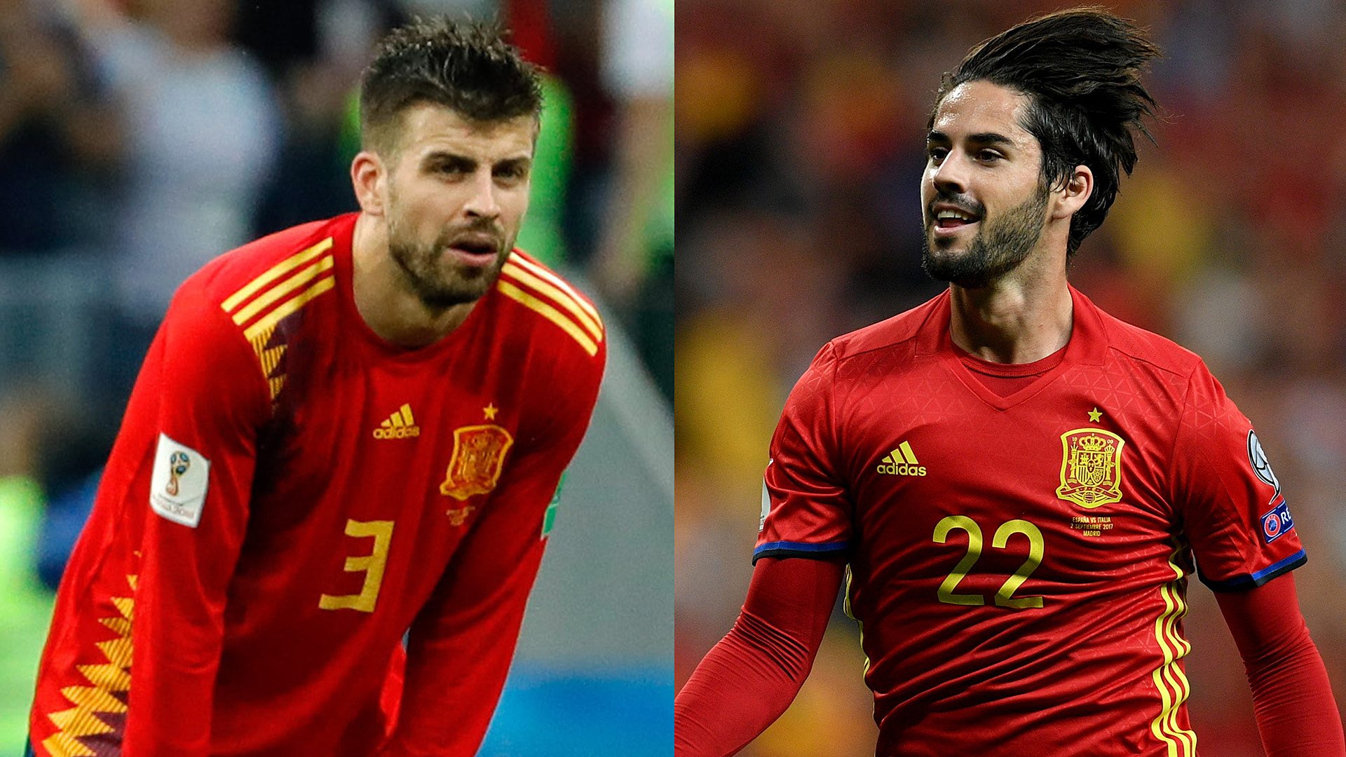 Pique and Isco