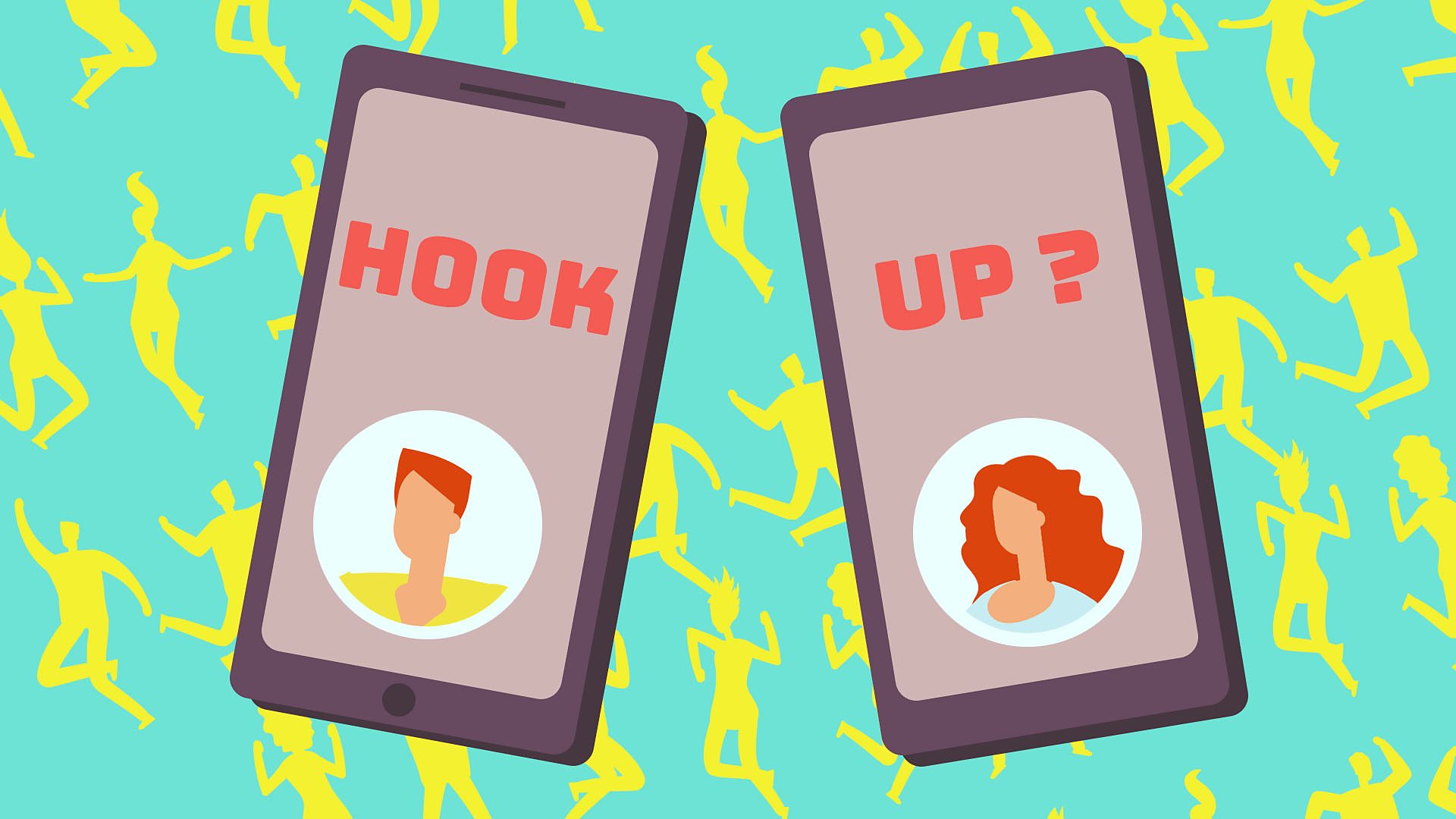 Illustration of dating apps