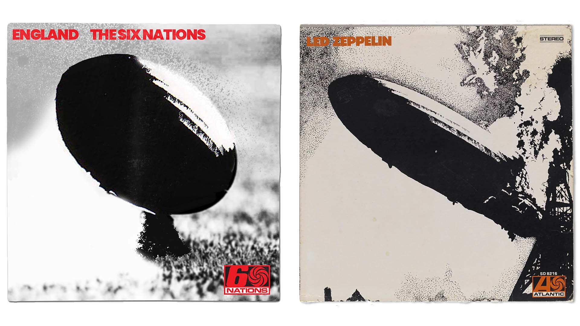 Led Zeppelin album cover rework