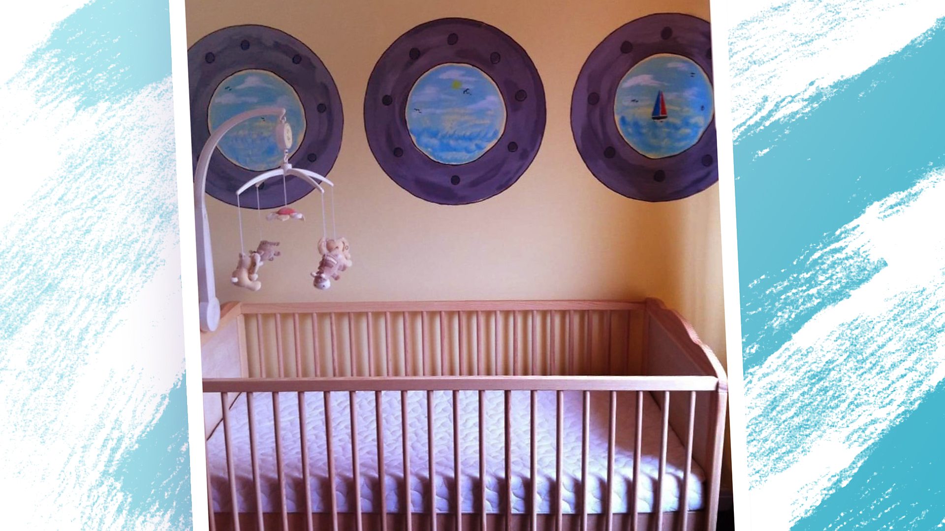 Charlie's cot and room