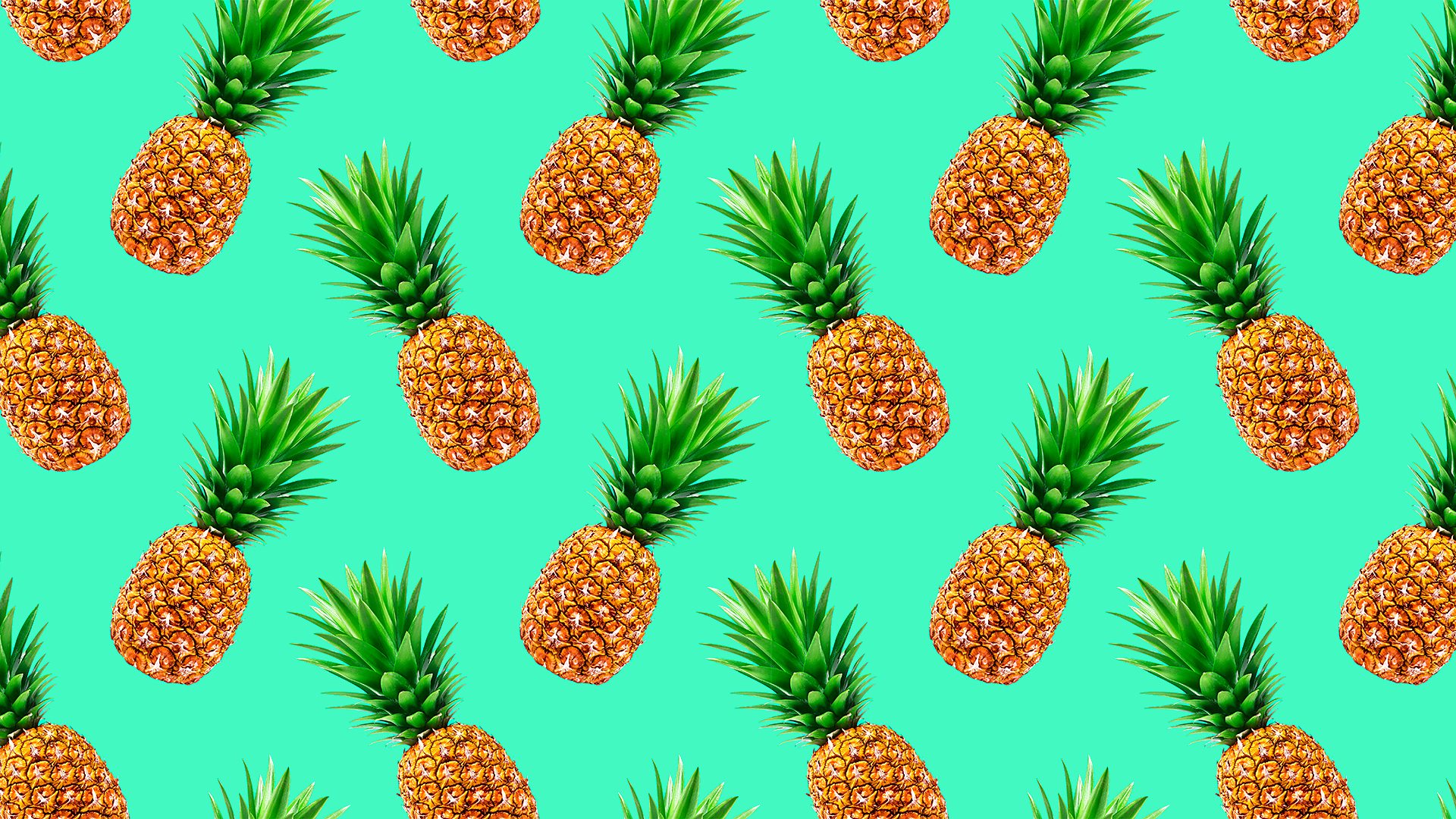 A colourful pineapple pattern