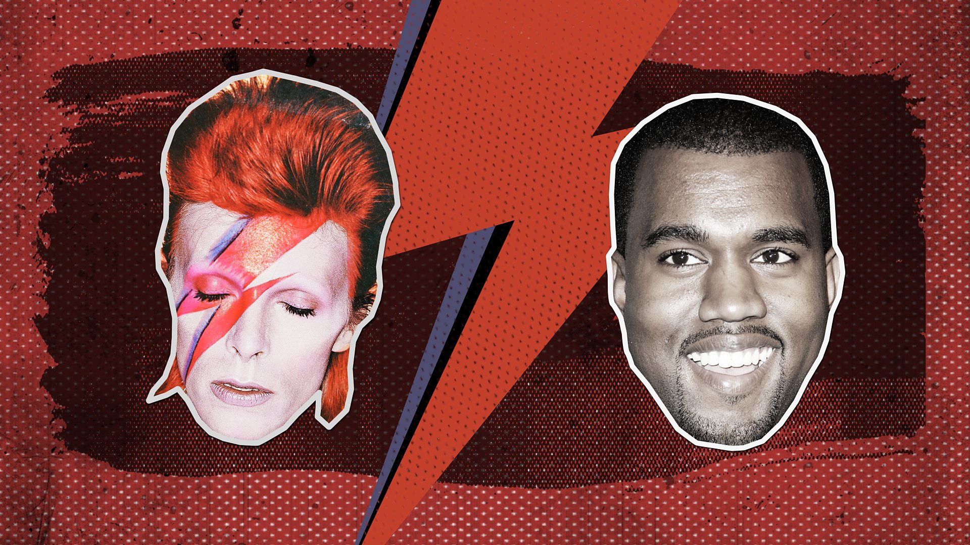 David Bowie and Kanye West