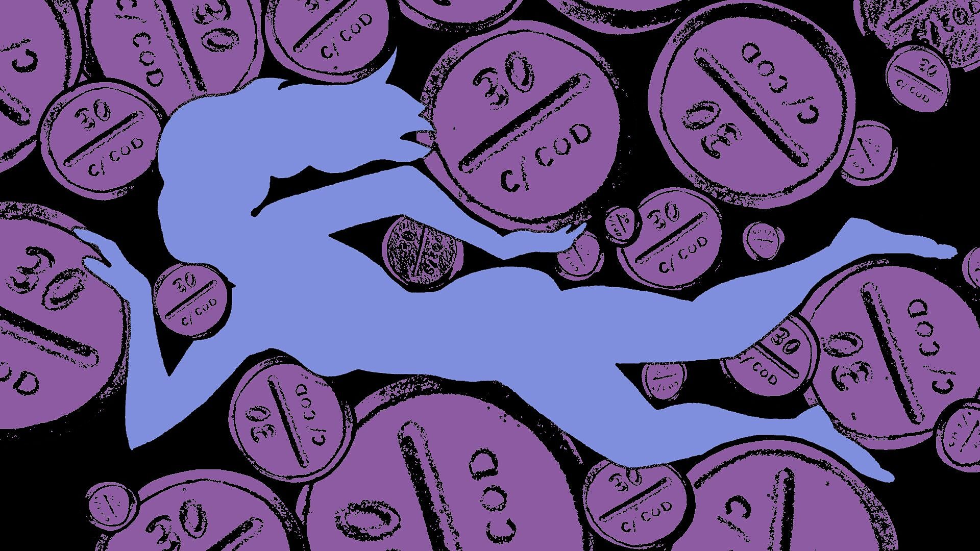Purple painkiller image