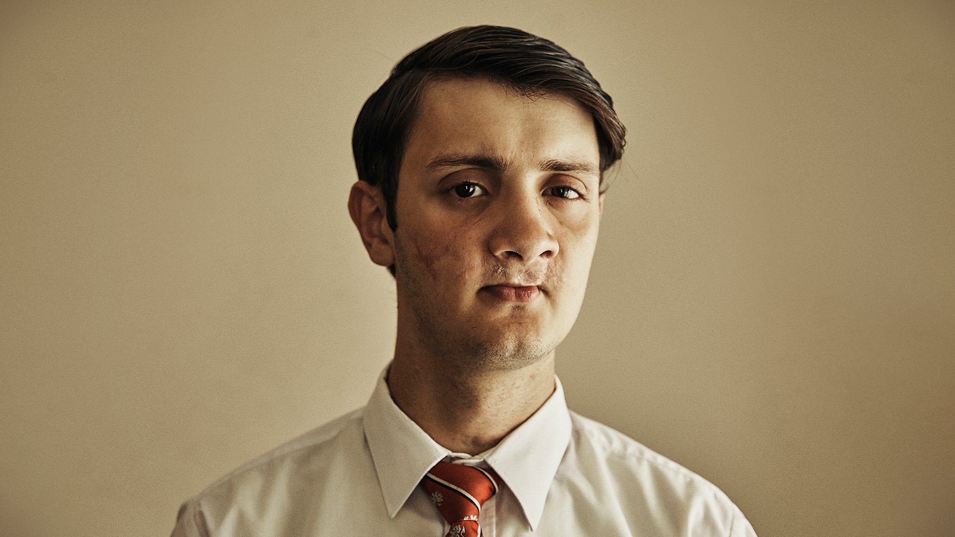 A photo of Waleed Khan wearing his current school uniform