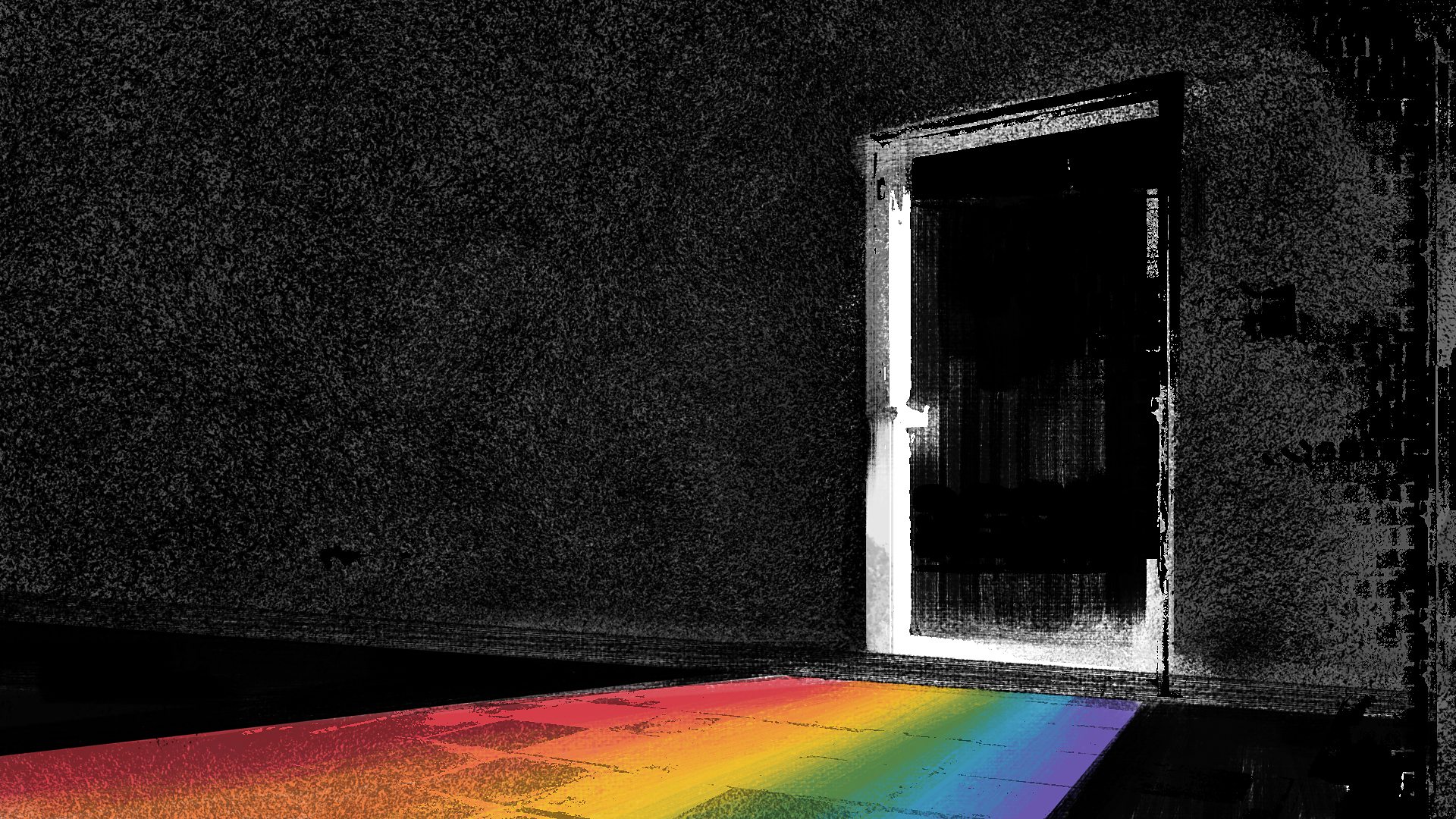 LGBT homeless doorway