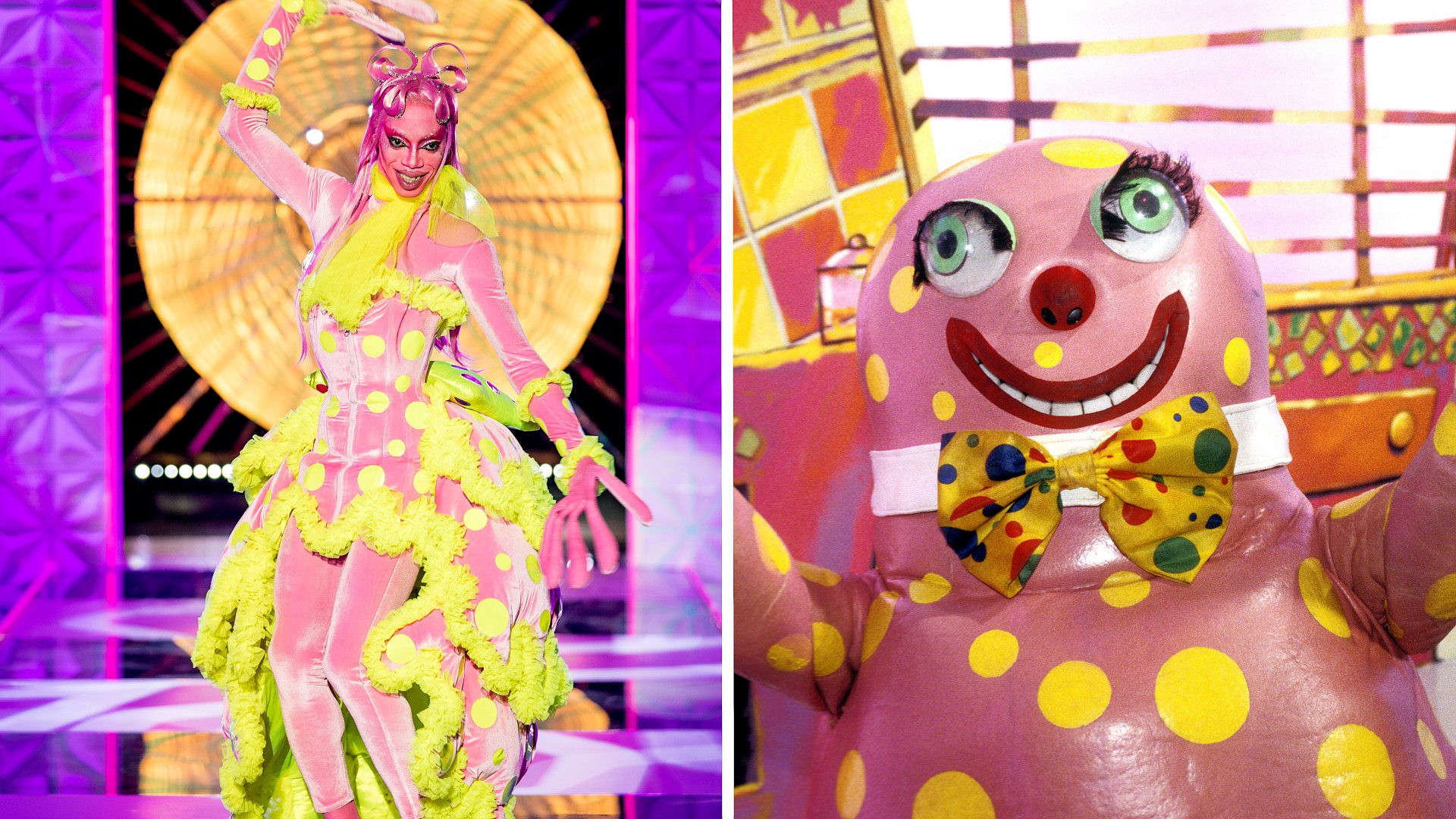 black peppa blobby runway drag...