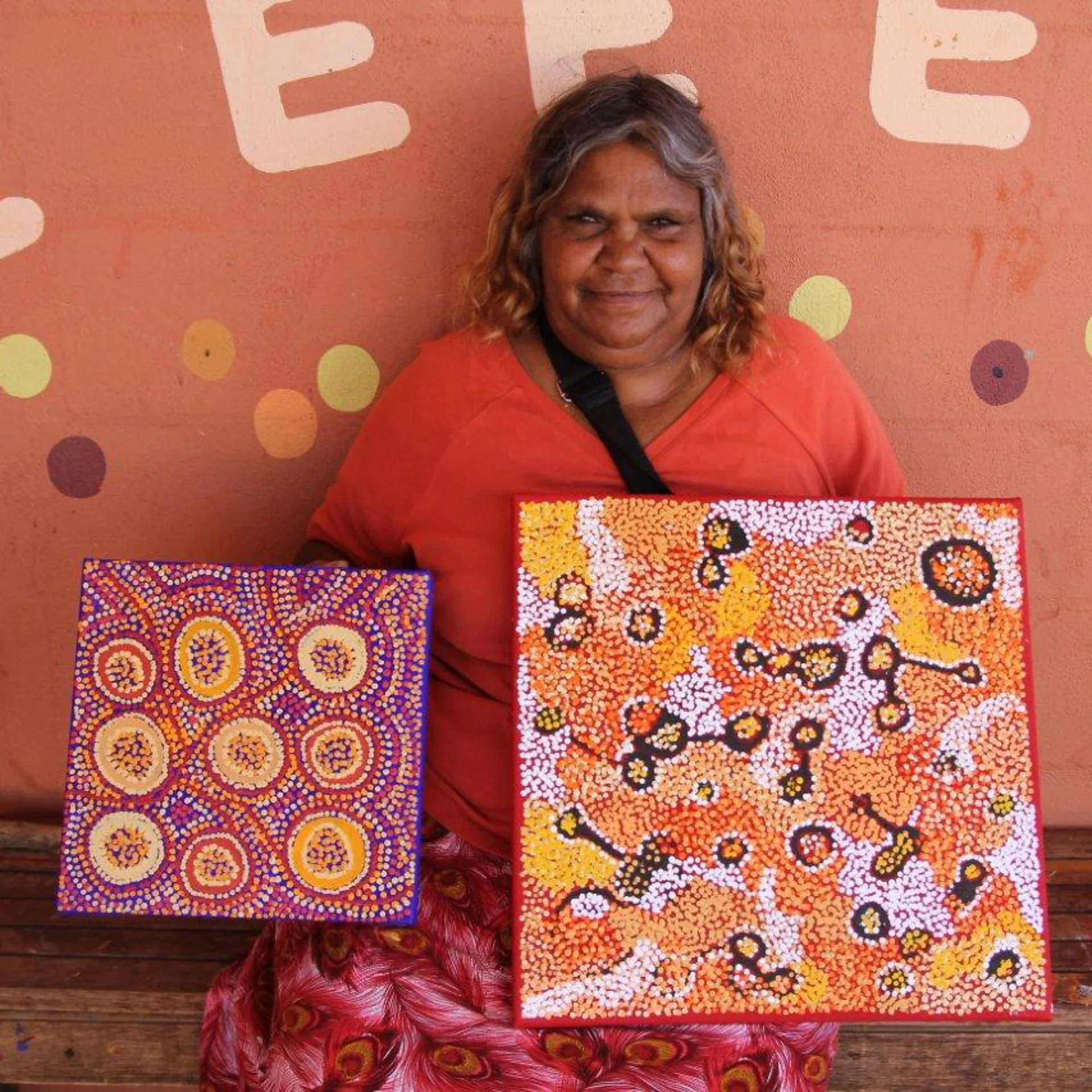 Warlukurlangu Art Centre Visitors are welcome at the Warlukurlangu Art Centre