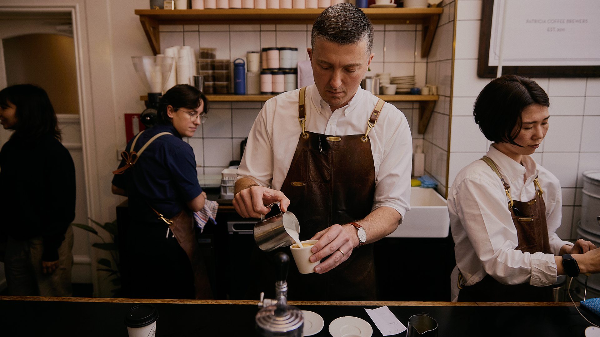 Baristas at Patricia Coffee Roasters, Melbourne