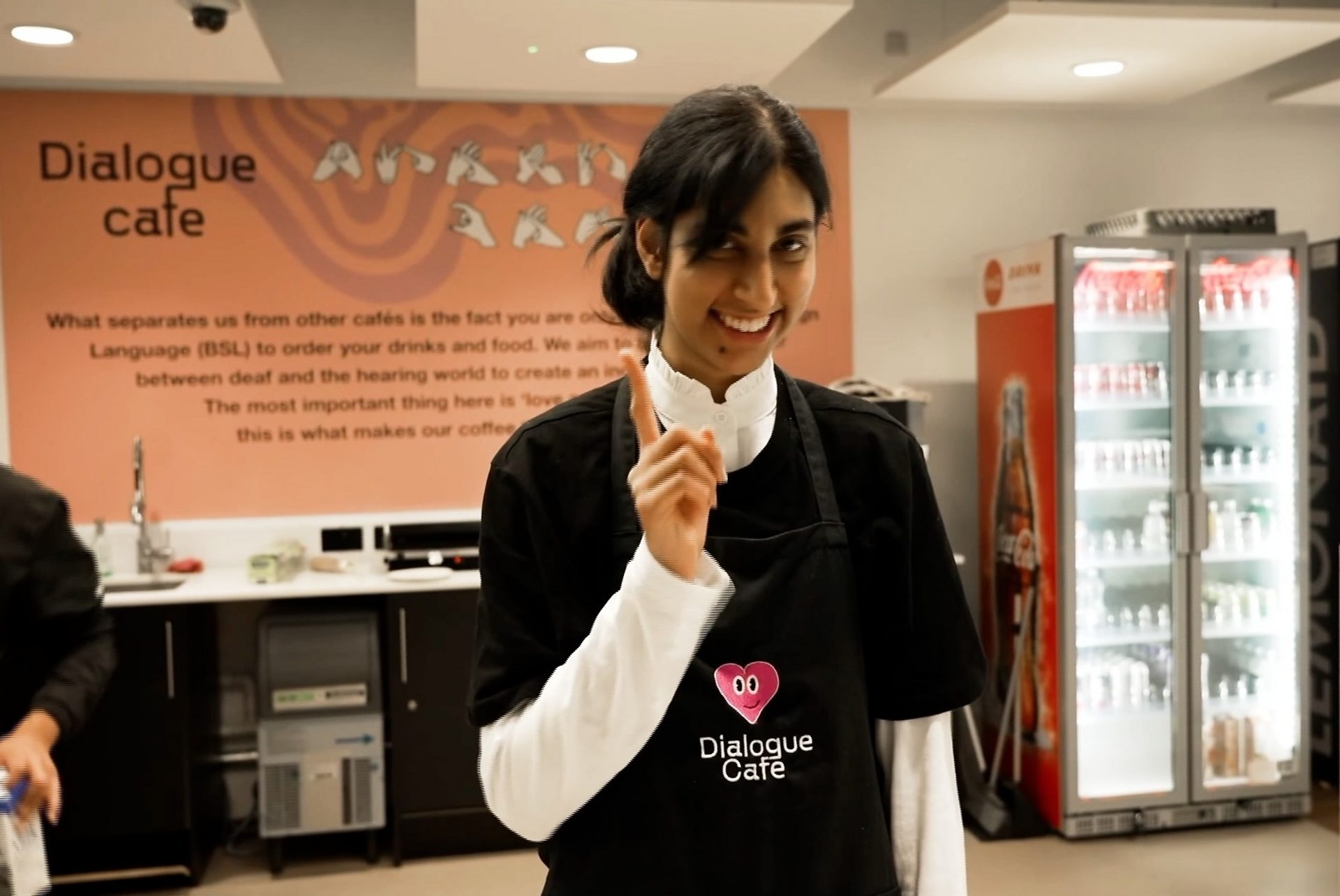 What if you had to learn sign language to order your coffee?