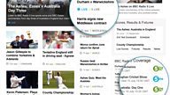  Sport: Updated Cricket and Rugby Union beta pages based on your feedback