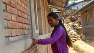 The inspiring young female construction worker helping reconstruct earthquake-hit villages in Nepal.