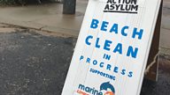 A beach clean with a difference