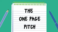 The One Page Pitch