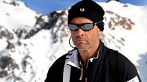 The man who is crossing Antarctica unaided