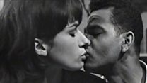The first interracial kiss on British TV