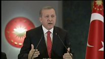 「ロシアは我々の親戚を攻撃」 トルコのエルドアン大統領が演説