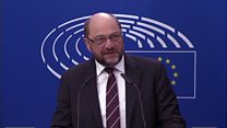 Schulz tells UK to vote on basis of Thursday deal, saying European Parliament will 'clarify' but not veto changes
