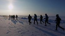 A real cold sweat? The North Pole Marathon