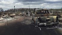 カナダ山火事 立ち入り許可された被災地の様子