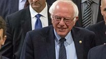 Clinton and Sanders meet