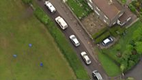 Aerial footage shows Glastonbury gridlock