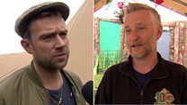 Glastonbury stars react to EU vote